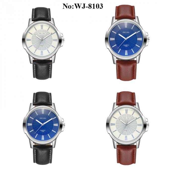 WJ-8076 Đồng hồ đeo tay nam dây da nam giá rẻ