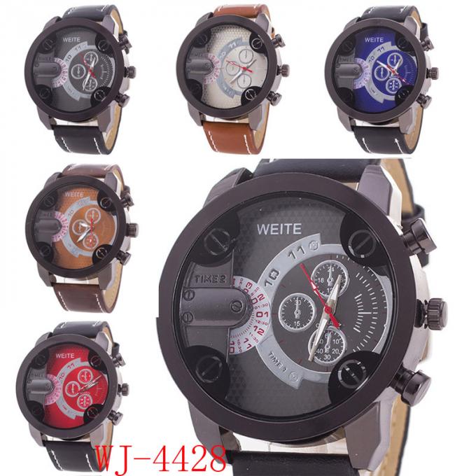 WJ-7126 Trung Quốc Nhà máy sản xuất đồng hồ Wal-Joy bán chạy nhất da nam đồng hồ đeo tay mặt lớn Đồng hồ đeo tay đơn giản giản dị