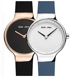 WJ-3395 Nhà máy Trung Quốc Nghĩa Ô Hot Sale LOGO OEM Đồng hồ dệt kim Canvas sọc sọc Vogue GENEVA Đồng hồ đeo tay Man Đồng hồ đeo tay quảng cáo