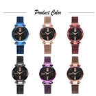 WJ-8359 Fashion Smart Purple 6 Colors 16Mm Stainless Steel Watch Band Magnetic Strap Watch