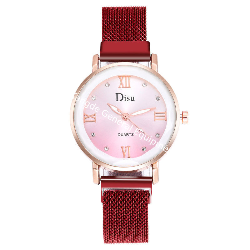 WJ-8458 New Fashion Watch Ladies Chinese Good Quality Magnetic Watch Strap Stainless Steel Band Watch